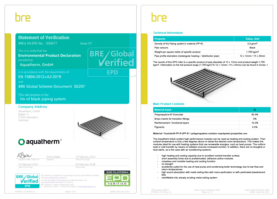 certificación EPD