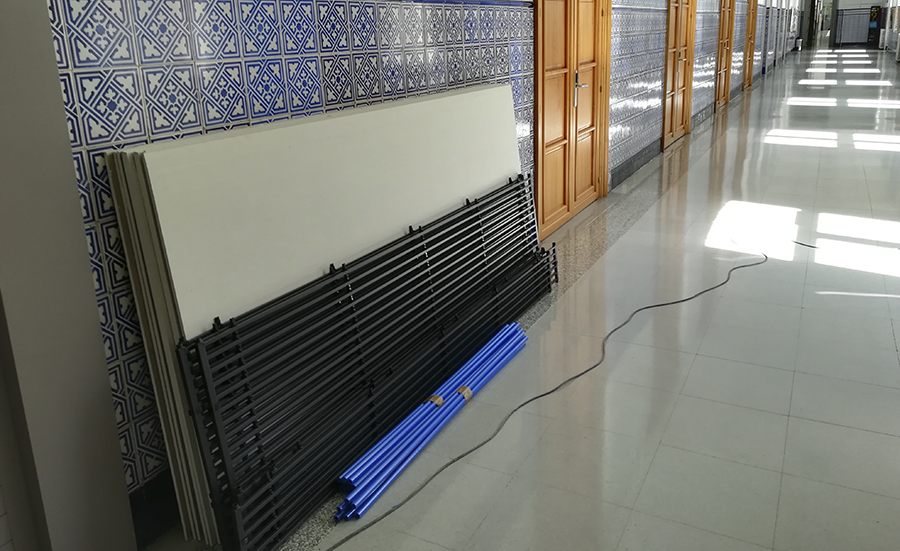 Instalación de climatización radiante en sala de reuniones Universidad Pontificia de Comillas-11