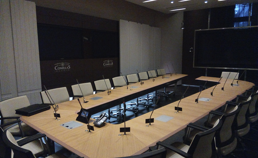 Instalación de climatización radiante en sala de reuniones Universidad Pontificia de Comillas-9