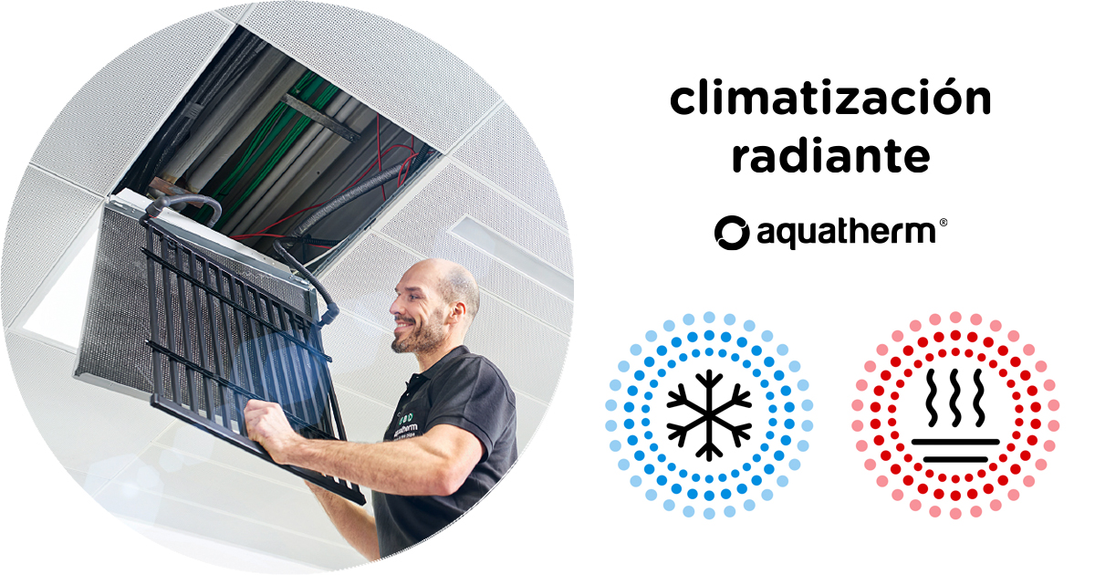 empresa distribuidora del sistema de climatización radiante aquatherm black